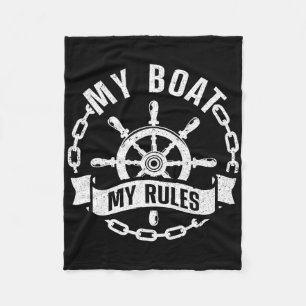 Couverture Polaire Conception de capitaine de bateau cool pour hommes