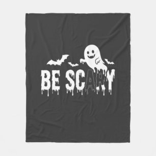 Couverture Polaire Conception de chauve-souris fantôme Halloween effr