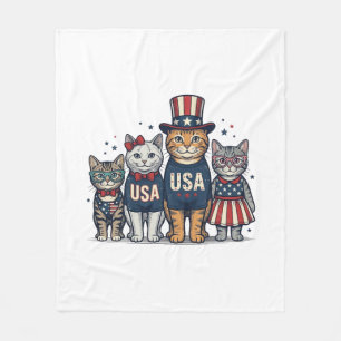 Couverture Polaire Conception de chemise d'amour de tournesol patriot