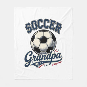 Couverture Polaire Conception de chemise de gravure vintage Soccer Gr