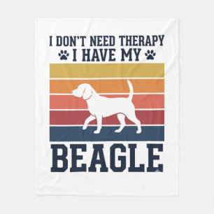 Couverture Polaire Conception de chemise de thérapie pour chien Beagl