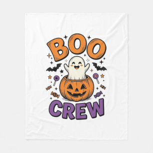 Couverture Polaire Conception de chemise Halloween Citrouille Fantôme