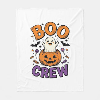 Couverture Polaire Conception de chemise Halloween Citrouille Fantôme