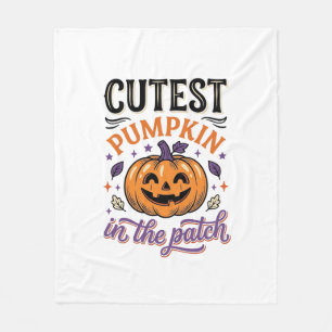 Couverture Polaire Conception de chemise Halloween Citrouille la plus