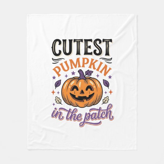 Couverture Polaire Conception de chemise Halloween Citrouille la plus (Devant)