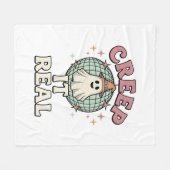 Couverture Polaire Conception de chemise Halloween Ghost Disco Creep  (Devant (Horizontal))