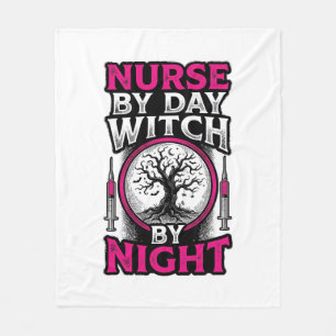 Couverture Polaire Conception de chemise Halloween Sorcière de nuit I