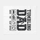 Couverture Polaire Conception de chemise Tumbling Dad Drive Pay Clap (Devant (Horizontal))