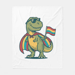 Couverture Polaire Conception de chemise vectorielle de dinosaure de