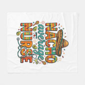 Couverture Polaire Conception de chemise vectorielle Nacho Average Nu (Devant (Horizontal))