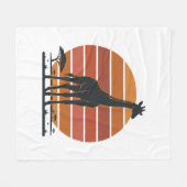Couverture Polaire Conception de chemise vectorielle Safari Coucher d (Devant (Horizontal))