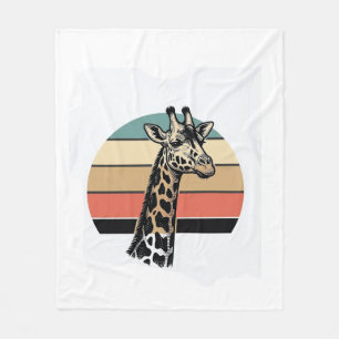 Couverture Polaire Conception de chemise vectorielle Safari Coucher d