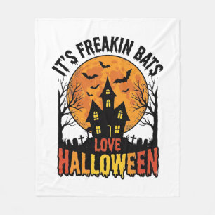 Couverture Polaire Conception de chemise vintage Freakin Bats Love Ha