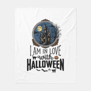 Couverture Polaire Conception de chemise vintage I Am In Love With Ha