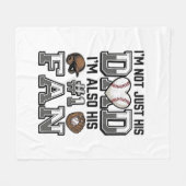 Couverture Polaire Conception de chemise vintage pour fan numéro 1 de (Devant (Horizontal))