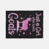 Couverture Polaire Conception De Chèvres Pour Femmes Filles Pygmées C (Devant (Horizontal))