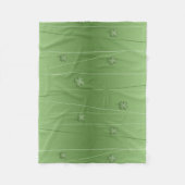 Couverture Polaire Conception de Clover Irlandais (Devant)