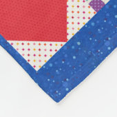 Couverture Polaire Conception de courtepointes d'alphabet pour garçon (Coin)