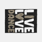 Couverture Polaire Conception De Danse Cute Pour Filles Femmes Danse (Devant (Horizontal))