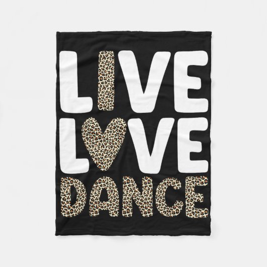 Couverture Polaire Conception De Danse Cute Pour Filles Femmes Danse (Devant)