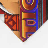 Couverture Polaire Conception de danseur de cerfs communs de drapeau (Coin)