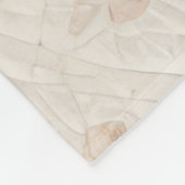 Couverture Polaire Conception de fleurs en surface (Coin)