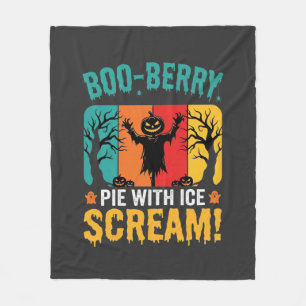 Couverture Polaire Conception de glace à l'Halloween de tarte Boo-Ber