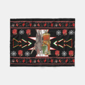 Couverture Polaire Conception de Krampus de Noël de sud-ouest (Devant (Horizontal))