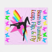 COUVERTURE POLAIRE CONCEPTION DE LA PETITE FILLE GYMNASTICS (Devant (Horizontal))