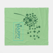 Couverture Polaire Conception de la Saint Patrick (Devant (Horizontal))