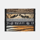 Couverture Polaire Conception de la tribu africaine Abstraite 2 (Devant (Horizontal))