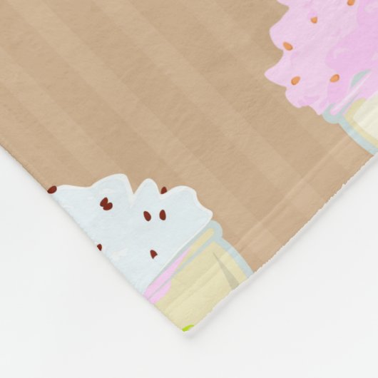 Couverture Polaire Conception de lait de poule d'amusement (Coin)