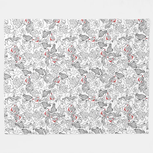 Couverture Polaire Conception de ligne simple (Devant (Horizontal))