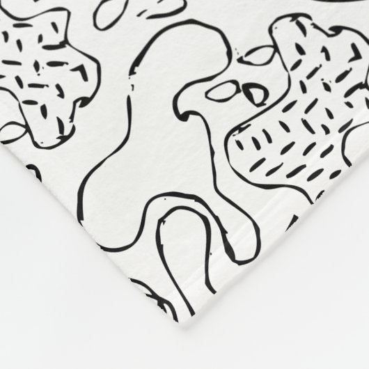 Couverture Polaire Conception de ligne simple (Coin)