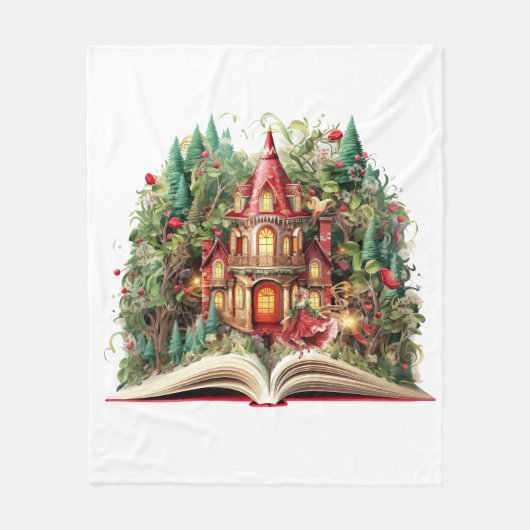Couverture Polaire Conception de livre de Noël festive (Devant)