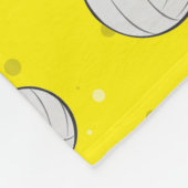 Couverture Polaire Conception de motif de volley-ball (Coin)