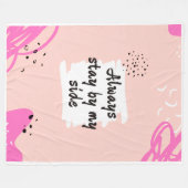 Couverture Polaire Conception de motifs (Devant (Horizontal))