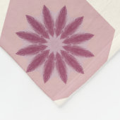 Couverture Polaire Conception de motifs floraux géométriques - Pop Ar (Coin)