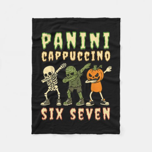 Couverture Polaire Conception de mug virale italienne Brainrot Hallow (Devant)
