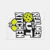 Couverture Polaire Conception de pickleball pour hommes garçons pickl (Devant (Horizontal))