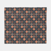 Couverture Polaire Conception de points de cercle géométrique de terr (Devant (Horizontal))
