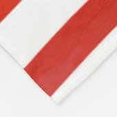 Couverture Polaire Conception de rouge de NYC |, blanche et bleue (Coin)