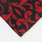 COUVERTURE POLAIRE CONCEPTION DE ROUGE ET DE NOIR (Coin)