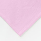 Couverture Polaire Conception de script rétro-moderne rose éditable c (Coin)