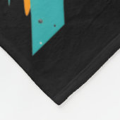 Couverture Polaire Conception de skieur vintage - Rétro  (Coin)