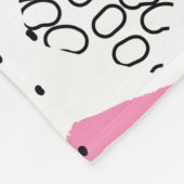 Couverture Polaire Conception de surface dessinée à la main. Memphis (Coin)