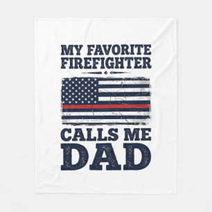 Couverture Polaire Conception de t-shirt de drapeau vintage de papa p
