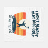 Couverture Polaire Conception de T-shirt Disk Golf Lover (Devant (Horizontal))