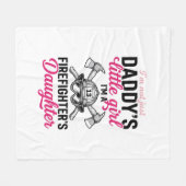 Couverture Polaire Conception de t-shirt vectoriel citation fille de (Devant (Horizontal))