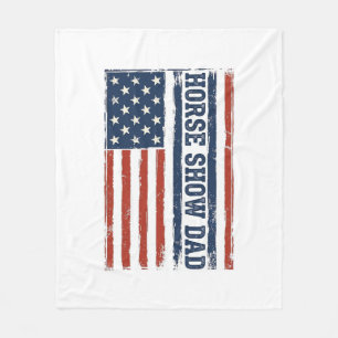 Couverture Polaire Conception de T-shirt vintage avec drapeau américa